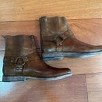 Frye Womens Brown Phillip Harness 76870 Leather Round Toe Zip Boots Size 8B Photo 5