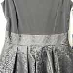 Tommy Hilfiger Essential Fit & Flare Dress Black size 4 Sleeveless Tank Floral Photo 3