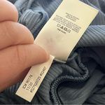 EXPRESS  Ribbed Wide Leg Jumpsuit Layered Bodice Blue S Photo 3