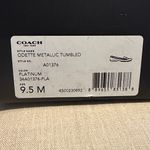 Coach  Women’s Odette Metallic Tumbled Loafers, Size 9.5 Photo 1