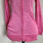 Banana Republic  Heathered Pink Cotton Zipper Hoodie Jacket Photo 3