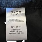 Simple Society  WOMEN MUSHROOM PRINT SIZE 28 Black Red High Rise Denim Distressed Photo 5