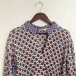 Maje  Womens Shirt Blouse Floral Lipsa Surplice Faux Wrap Long Sleeve US Size Med Photo 1