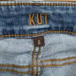 Kut From The Kloth  High Rise Super Skinny Jeans with Stretch Size 6 Frayed Hem Photo 6