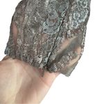 Mac Duggal Embellished Long Sleeve Plunge Neck Gown 79358 Gold Formal 16 Photo 12