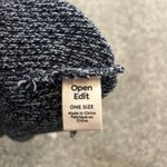 Open Edit NEW  Wool BlendBeanie Winter Stocking Hat Adult One Size Winter Knit Photo 2