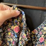 Daniel Rainn Daniel Rain size L - V neckline floral lace inset in back blouse. Photo 6