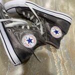 Converse  All Star Silver Sneakers Shoes Size Women’s 10 Photo 16