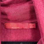 prAna Women's Cowl Neck Stretch High Low Hem Long Sleeve T-Shirt Red Size Large Photo 2