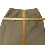 Larry Levine Classics Womens Sz 14 Brown and Tan Herringbone Pencil Career Skirt Photo 3