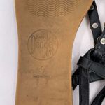 Henri Bendel Black Leather Logo Stud Thong Sandals Flats Size 6 Photo 7