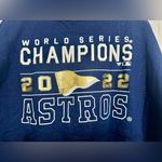 Fanatics NWT Houston Astros 2022 World Series Champions Sparkle Long Sleeve T-shirt Photo 3