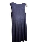 #15 Cowl Neck Smokey Metallic Silver Dress Size 2 Photo 2