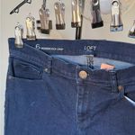 Loft  Dark Indigo Kick Crop Pants Photo 2