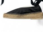 Hereu Caprala Espadrilles 35/ 5 Spanish leather Removeable Ankle Strap Flats New Black Photo 2