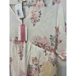 Andree by Unit  Babydoll Dress Ivory Peach Pink Rose Floral‎ S Mini Photo 5