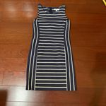 Banana Republic Navy and White Striped Dress Size 4 Photo 3