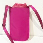 Lululemon  Drawcord Top-Cinch Crossbody Small Phone Purse Pink Nylon Bag Photo 3