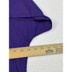 Unisex‎ Scrubs Scrub Top Purple Short Sleeve V Neck Pockets Size 2XL Photo 3