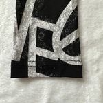 Charlotte Russe Peace Heart Key Love Leggings in Black/White/Gray - Size XS Photo 9