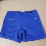 Celebrity Pink Electric Blue Jean Shorts S Dopamine Classic Preppy Rainbowcore Photo 1