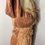 A Tentative Atelier‎ Velvet Cottagecore Dress Gold Size 36 Photo 4