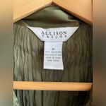 Allison Taylor Vintage Green Crinkle Ruffle Lace Top  Sz M Y2K Fairy Grunge Photo 1