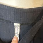 Free People  Ribbed  Bodysuit Black Square Neck Thong Size S Photo 1