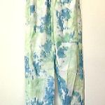 Romwe NEW NWT  Tie Dye Pull On Pants Green Blue White High Waisted Joggers Small Photo 1