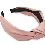 Inc International Concepts Vinyl Knotted Headband in Pink NWT MSRP $25 Photo 0