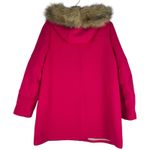 J.Crew Italian Stadium Cloth Wool Chateau Parka Coat Hot Pink Size 6 Photo 7