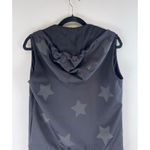 Ultracor Womens Vest Black Lux Knockout Star Hooded Full Zip Sleeveless Small Photo 5