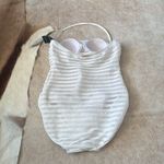 Ralph Lauren  White One Piece strapless or strap mesh bathing suit NWT size 8 Photo 2
