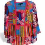 CALESSA S Fiesta Patchwork Print Boho Square Photo 0