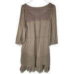 Free People Womens Boho Peasant Dress With Lace & Tassel Details Photo 6