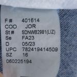 Nine West Jeans Womens 16 Blue Heidi Pull On Straight High Rise Stretch Denim Photo 6