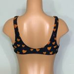 Volcom New black and orange lion bikini top. NWOT Photo 5