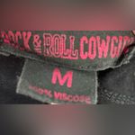 Rock & Roll Cowgirl  M Cross Black Graphic Tank Top Photo 6