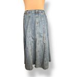 Deadstock Y2K Quacker Factory Embellished Denim Maxi Skirt Rhinestone Details Blue Size 2X Photo 9