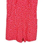 Anthropologie by Scallop Halter Short Romper High Neck in Pink Floral Sz 8 US Photo 8