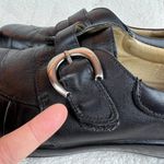 Alegria Leather Shoes 9/9.5 Womens 39 EU Khloe Black Nappa Buckle Wedge Photo 6