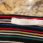 Lush Clothing Women's front CrissCross Stripe Top Photo 1