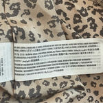 Abercrombie & Fitch  Y2K Cowl Neck Satin Slip Bias Dress Animal Print beige Sz S Photo 12