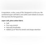 Lululemon LA 3/4 Sleeve Crewneck Shirt Color; Silver Blue Size 4 EUC Photo 2