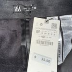 ZARA  Women’s Sz Medium Faux Leather Leggings Stretch Pants Black New NWT Photo 2
