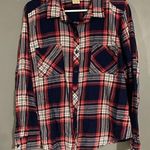 Faded Glory  Plaid Button Up Long Sleeve Shirt Size XL Photo 0