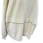 Brunello Cucinelli *NEW* Cashmere Silk Monili Large Sweater Wool Tan Knit Jumper Photo 3