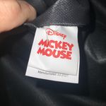 Disney  Mickey Mouse Black And White Striped Tote Bag Zip Closure 15X12X4.5 Photo 5