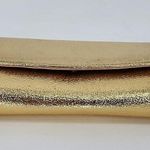 Vintage Gold Metallic Clutch Purse Photo 12