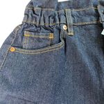 Ann Taylor Loft Blue Denim Jean Shorts Elastic Paperbag Waist Size 0 (25) u Photo 4